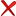 Hot Red X Icon 16x16 png